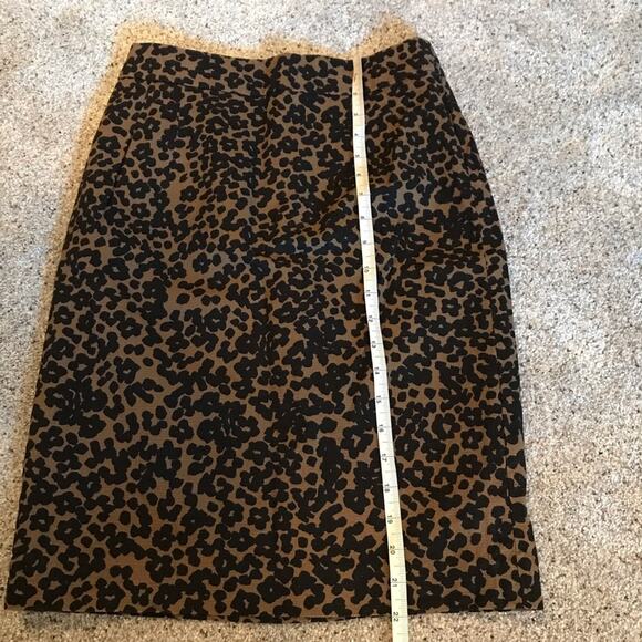 Banana Republic factory leopard pencil skirt size 0 - Picture 3 of 6